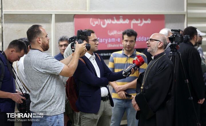 بازدید رسانه‌های خارجی از مترو مریم مقدس(س) 