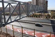 پیشرفت ۷۰ درصدی احداث پل عابر پیاده تقاطع بزرگراه شهید همدانی–خیابان سرشاد