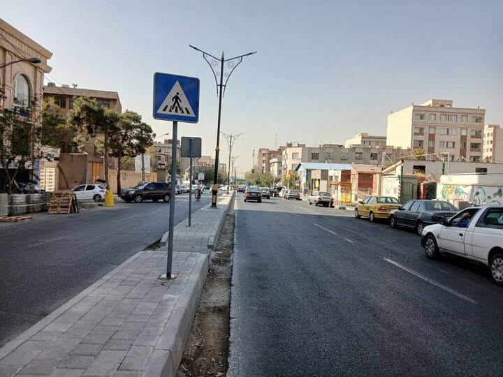 نوسازی و ایمن‌سازی معابر منطقه ۸ با اجرای طرح جامع ساماندهی ترافیکی 