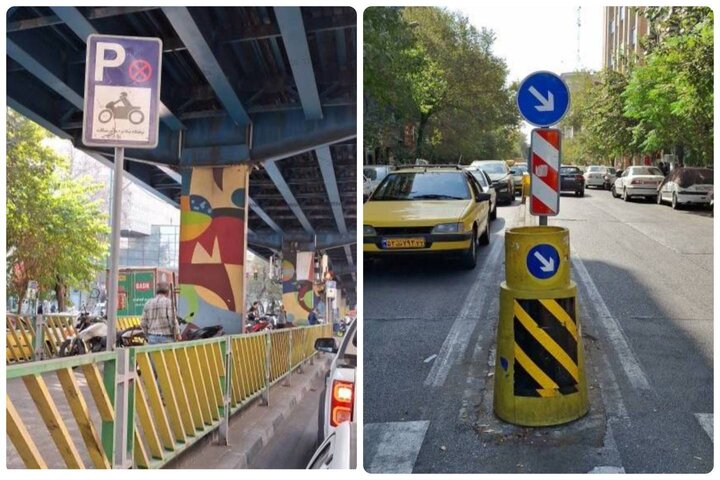 ساماندهی ترافیکی در محورهای پرتردد سطح منطقه ۱۱