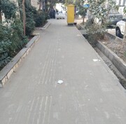 نوسازی معابر خیابان صنیعی‌پور با توزیع بیش از ۱۱۰ تن آسفالت