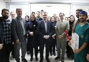بازدید شهردار منطقه ۵ و مدیرعامل شرکت توسعه مجتمع‌های ایستگاهی متروی تهران از بیمارستان عرفان نیایش