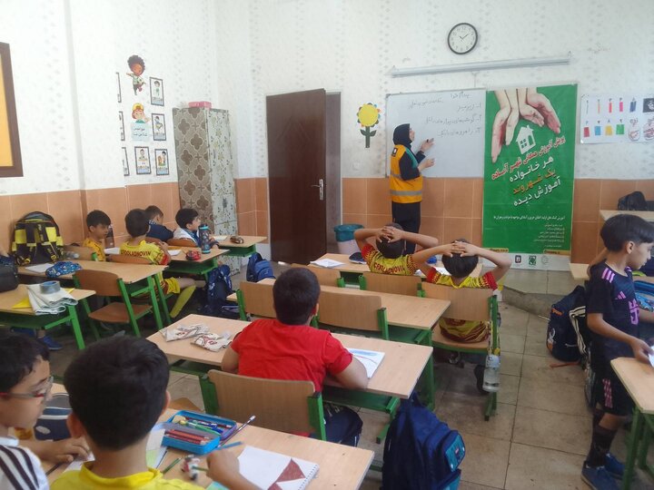 پویش «شهر آماده» در مدارس منطقه۲۲ اجرا شد