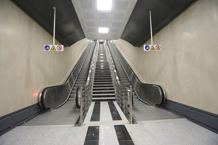 دو دستگاه پله‌برقی جدید در ایستگاه میدان محمدیه به بهره‌برداری رسید