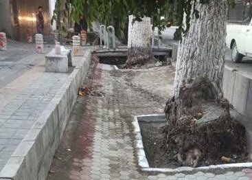 ساماندهی انهار خیابان شریعتی برای بهبود زیرساخت‌های شهری در حال انجام است