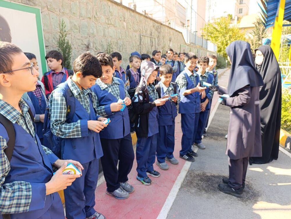 برپایی اردوهای آموزشی در شهرک آموزش ترافیک منطقه یک