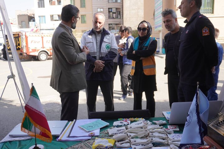 تمرین‌های عملیاتی و آموزشی پدافند غیرعامل در منطقه ۲۰ اجرا شد