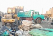 جمع‌آوری بیش از ۱۵۰۰ کیلوگرم پسماند خشک از دو مرکز غیرمجاز در منطقه ۱۹