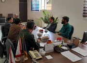 دیدار شهردار منطقه ۷ با فرمانده سپاه ناحیه مقاومت بسیج شهید مطهری