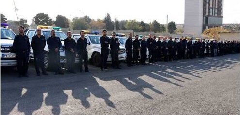 اولین صبحگاه مشترک نیروهای انضباط شهری منطقه ۲۲ برگزار شد