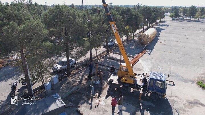 اجرای عملیات احیای ۱۰ چاه آب دارای مجوز در بهشت زهرا(س)