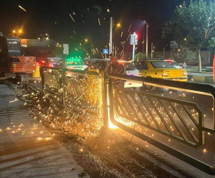 ساماندهی خط ویژه اتوبوس تندرو در منطقه ۹