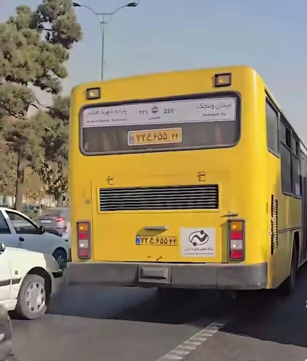 برخورد فوری شرکت واحد اتوبوسرانی تهران با راننده متخلف شرکت خصوصی «ندای به‌آوران»