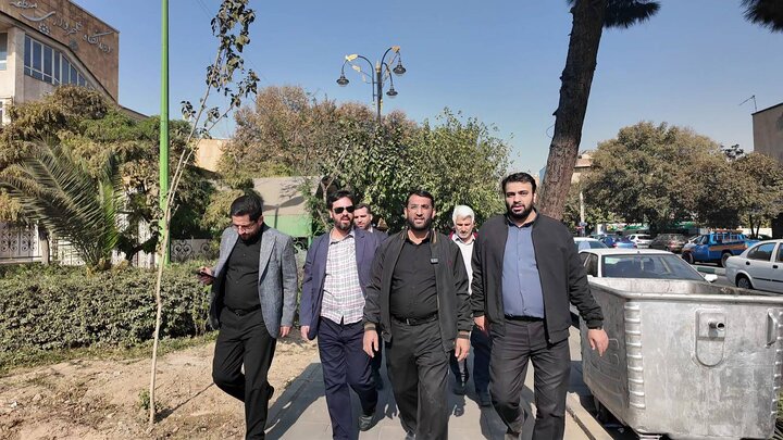 بازدید دودانگه از معابر شهری منطقه ۹ 