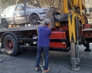 اجرای طرح جمع‌آوری خودروهای فرسوده در منطقه ۹