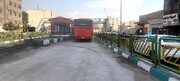 مسیر ایستگاه BRT وحیدیه بازگشایی شد