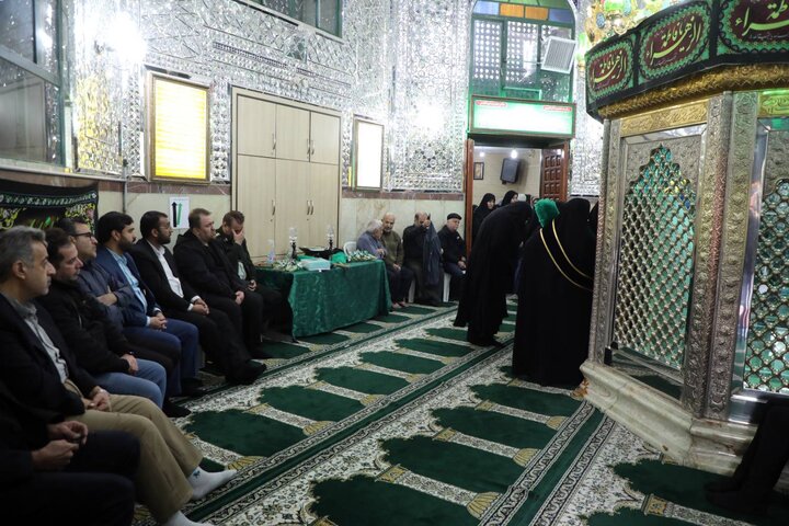 مرقد مطهر فرزندان عباس(ع) در منطقه ۹ غبارروبی شد