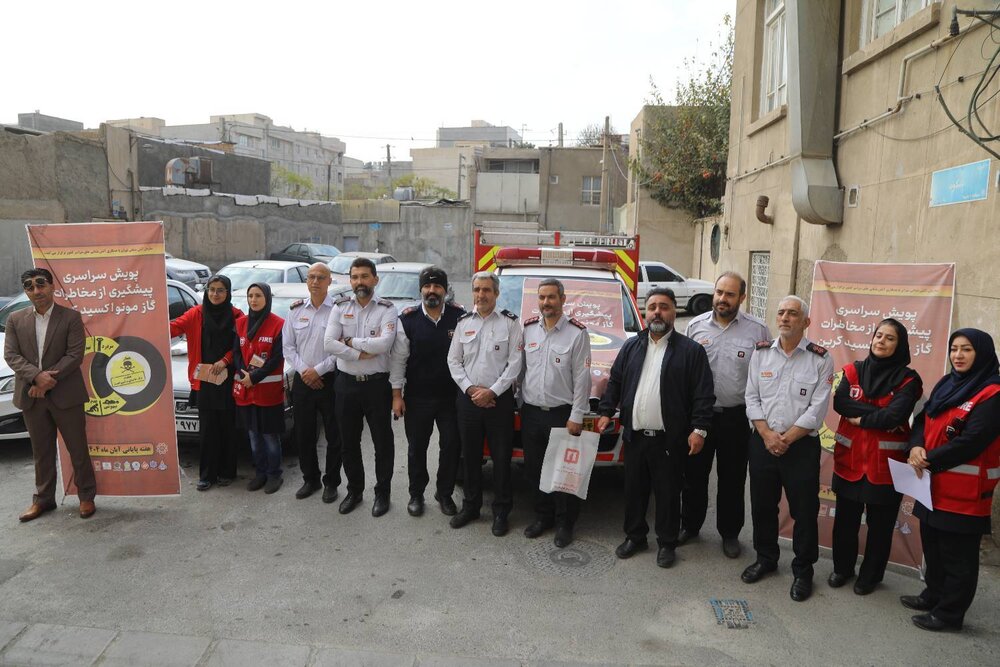 نصب بیش از ۳۰ دستگاه کاشف گاز مونوکسید کربن در محله باغ خزانه منطقه ۱۷