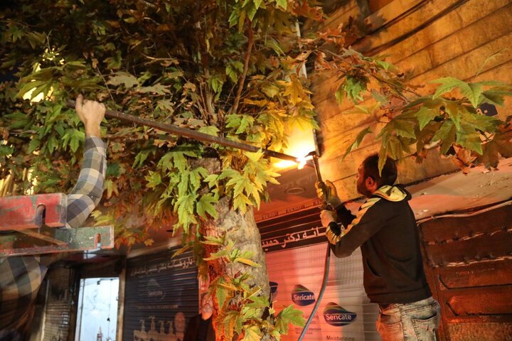 حذف تابلوهای LED غیرمجاز و زوائد بصری از خیابان‌های منطقه ۱۹