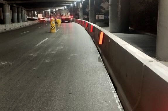 ایجاد دیوار ایمن در مسیر شمال به جنوب بزرگراه امام علی(ع) در منطقه ۱۴