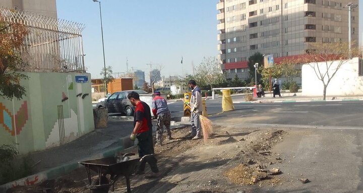 تکمیل ۱/۴ کیلومتر بهسازی جدول و نهر در سه محله منطقه ۲۲