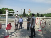 ایمنی آب‌نماها و دریاچه‌ منطقه ۹ بررسی شد