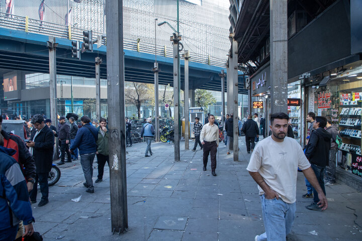 اجرای طرح رفع سد معبر در معابر بازار موبایل/ بازگشایی پیاده‌روی علاءالدین پس از چند سال 