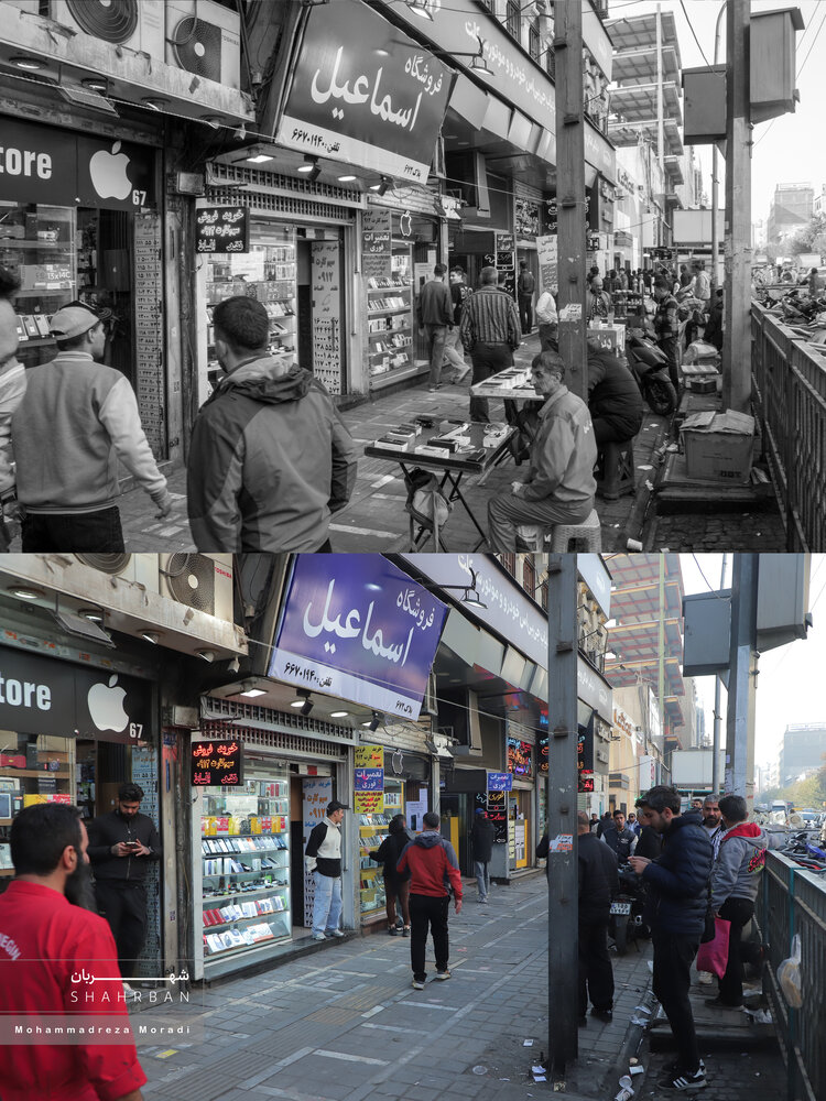 اجرای طرح رفع سد معبر در معابر بازار موبایل/ بازگشایی پیاده‌روی علاءالدین پس از چند سال 