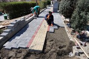 احداث پیاده‌روسازی ۸۰۰ متر مربعی در معابر منتهی به ورزشگاه آزادی