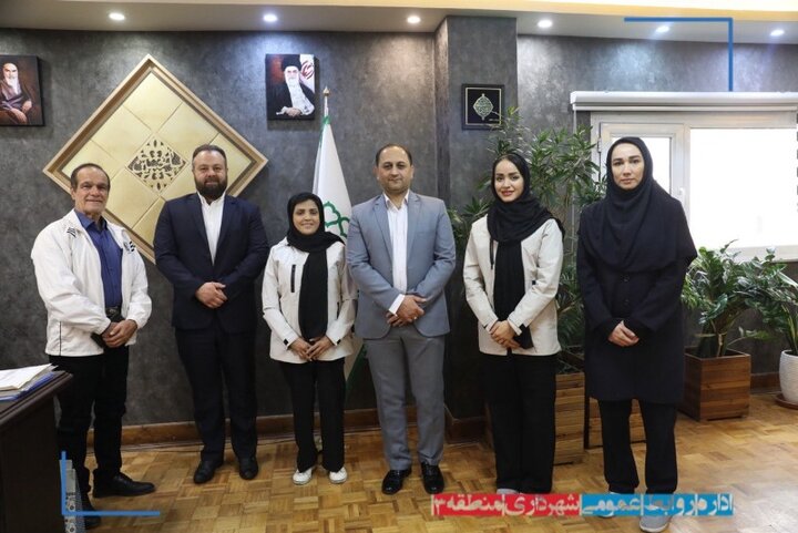 دیدار قهرمانان و مدال آوران تیم‌ ملی کاراته ناشنوایان بانو با شهردار منطقه ۳ پیش از اعزام به المپیک توکیو ۲۰۲۵