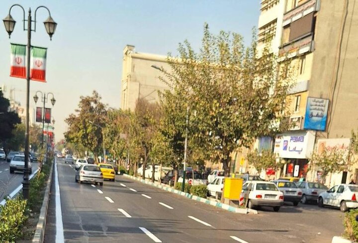 ایمن سازی معابر منطقه ۱۳ با اجرای ۶۵ کیلومتر خط‌کشی