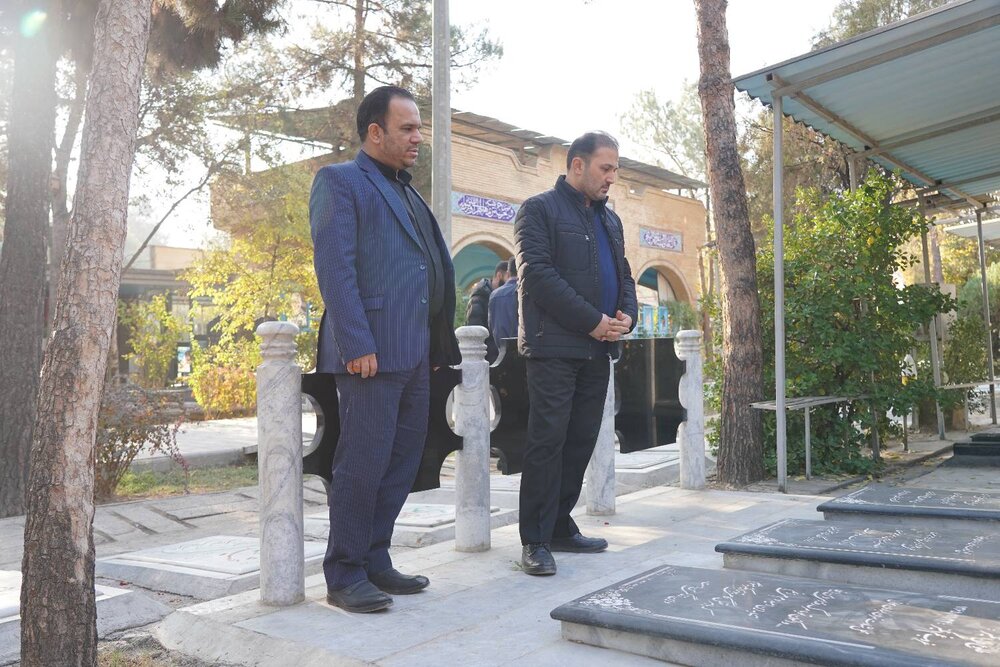 مرمت و بهسازی قطعه ۲۹ گلزار شهدای بهشت زهرا(س)