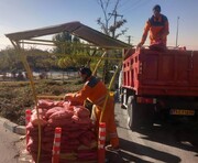 ۴۰ هزار کیسه‌ شن مخصوص در منطقه یک جانمایی شد