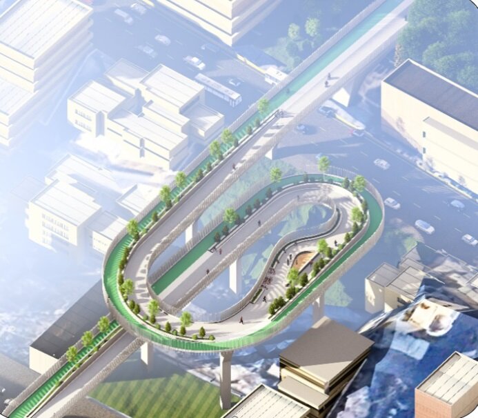 پروژه مسیر طبیعت در منطقه ۶ کلید خورد