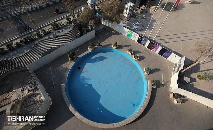 ادامه عملیات محوطه‌سازی و ساماندهی اطراف تئاتر شهر پس از حواشی رسانه‌ای اخیر