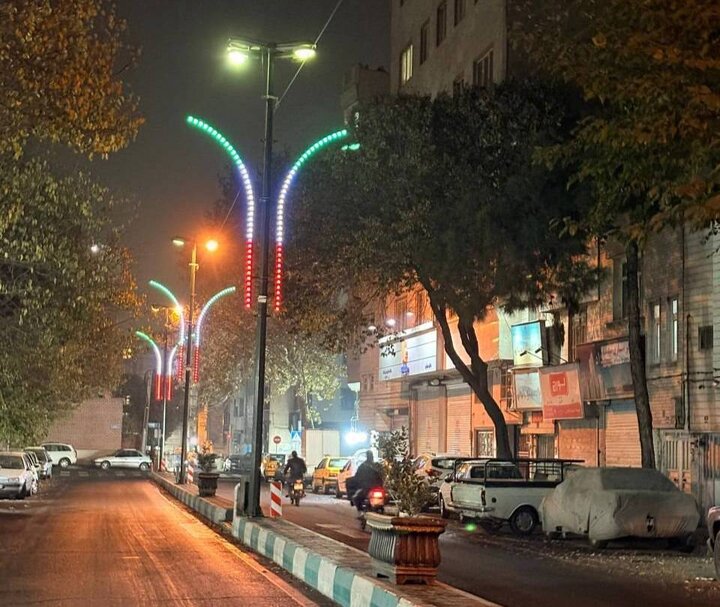 ۶۲ المان نوری جدید در منطقه ۱۷ نصب شد