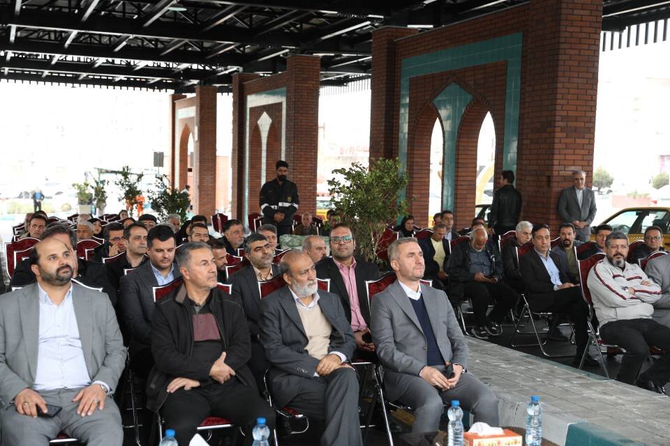 افتتاح پایانه تاکسیرانی شهید آرمان علیوردی/ مقبرهالشهدای جنتالفردوس