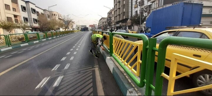 ارتقای زیبایی بصری محور اصلی پایتخت