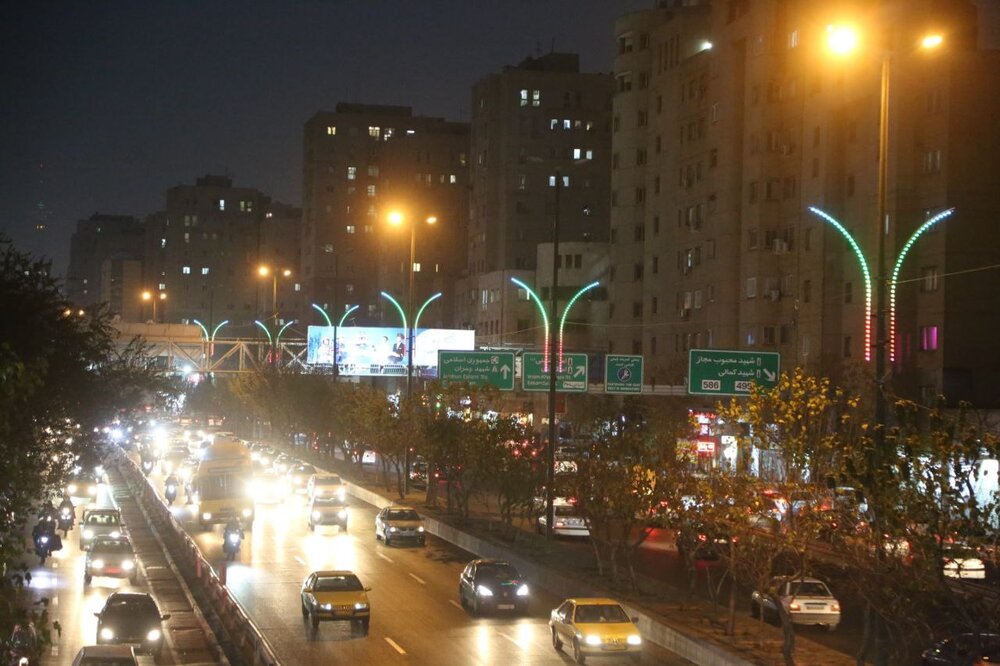 اجرای ۸ پروژه نورپردازی شهری در منطقه ۱۰ طی ۹ ماه گذشته