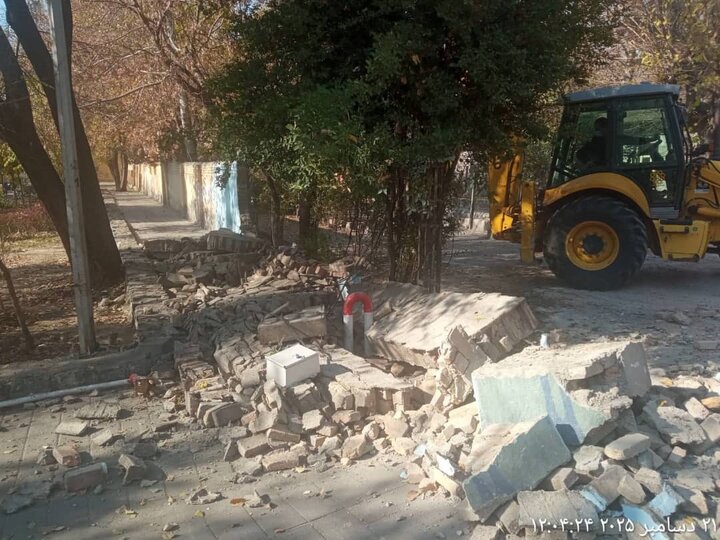 نخستین گام برای تبدیل باغ رعیت‌چی به بوستان شهری برداشته شد