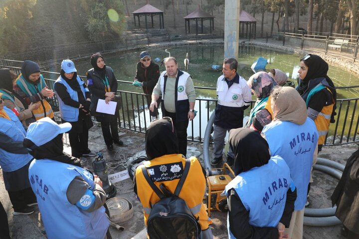 تمرین میدانی برای افزایش ظرفیت آب‌روهای منطقه ۲۲ و توان نیروهای عملیاتی