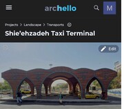 استقبال سایت‌های معتبر جهانی از طراحی پایانه‌های تاکسیرانی جدید منطقه یک