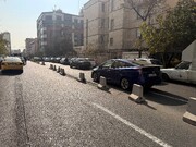 ساماندهی ترافیکی خیابان سرافراز منطقه ۶ با اجرای رفیوژ میانی