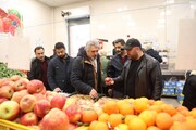 بازدید میدانی شهردار منطقه ۱۷ از میادین تره‌بار و نظارت بر کیفیت عرضه محصولات