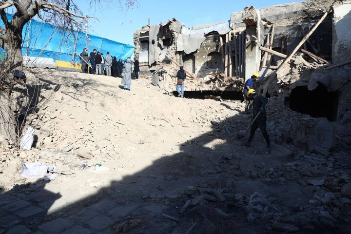 آغاز مرمت و استحکام‌بخشی خانه تاریخی امین‌لشکر در محله عودلاجان