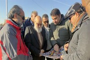 بازدید چمران از پروژه میدان فتح و امتداد شاخه غربی یادگار امام(ره)