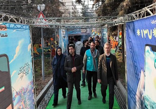 بازدید شهردار منطقه ۵ از بوستان نهاوندی به عنوان ستاد مرکزی اجرای طرح