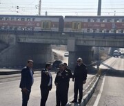 پایش میدانی ایمنی ترافیکی در محور اردستانی در منطقه ۲۲