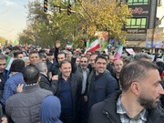 پرچم ایران در دستان موتورسواران منطقه ۱۴ به اهتزاز درآمد