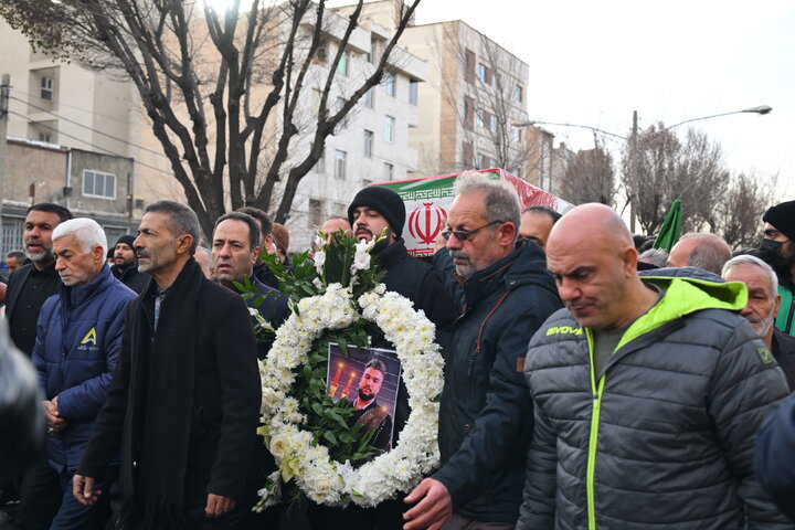 بدرقه شهدای امنیت ملی منطقه یک تا گلزار شهدای امامزاده علی اکبر(ع) و بهشت زهرا(س)